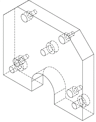 Support moteur Z proxxon MF-70