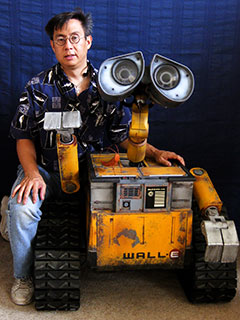 Reproduction de Wall-e avec son auteur Michael Senna