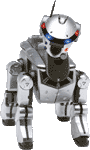 Aibo from Sony Aibo de SOny, un des premiers robots domestiques