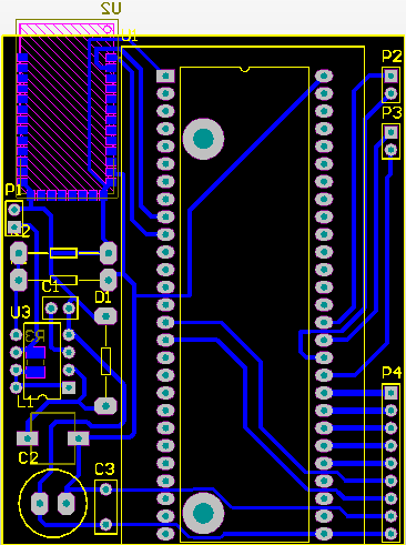 PCB du controleur du robot