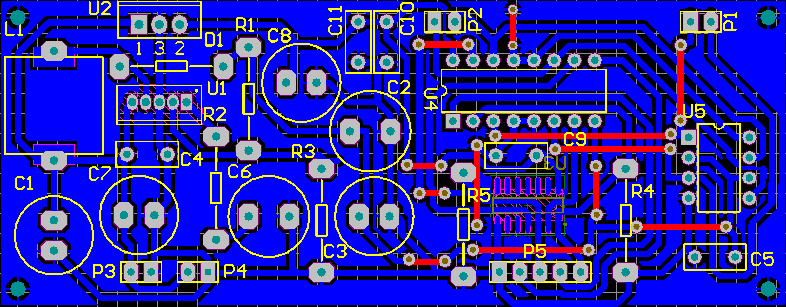 PCB du circuit